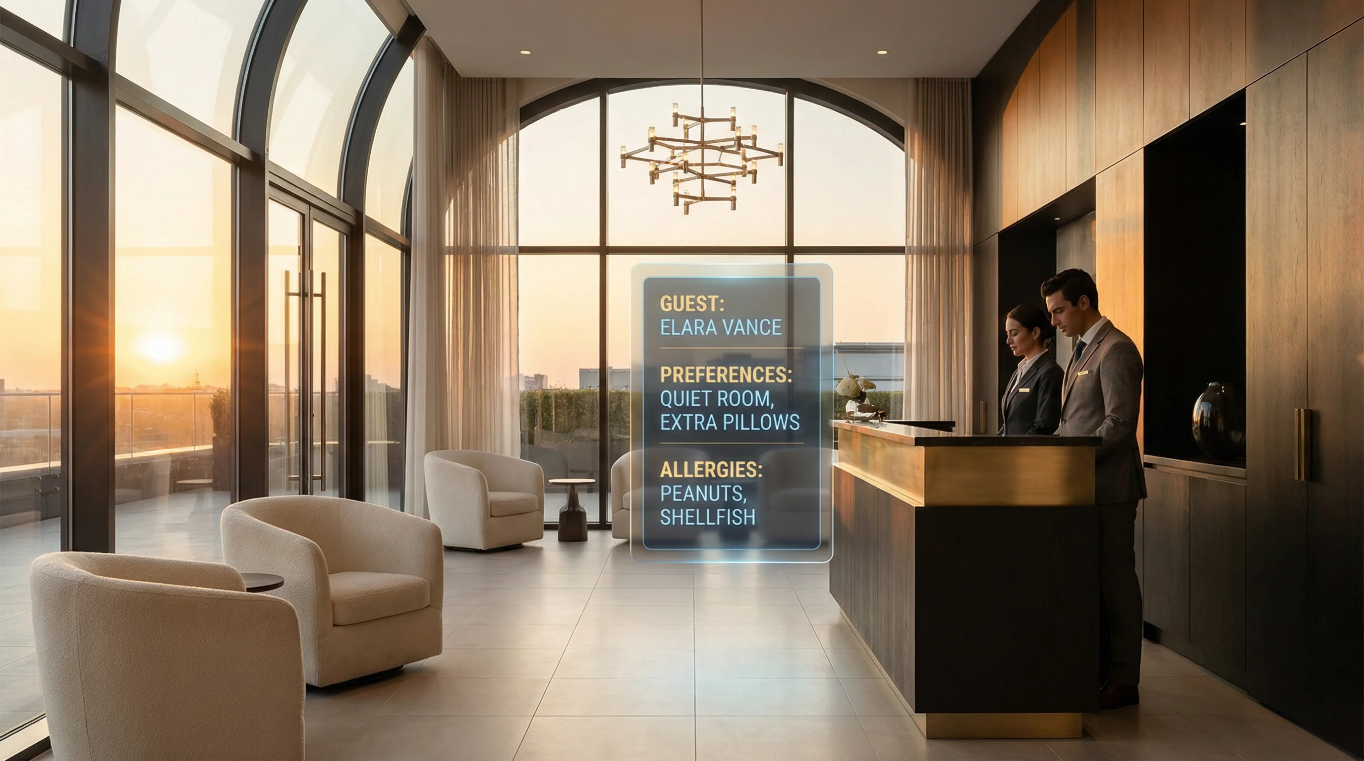 AI personal assistant for boutique hotels